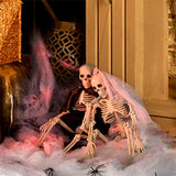 Halloween Plastic Skull Ghost Skeleton Decoration Props